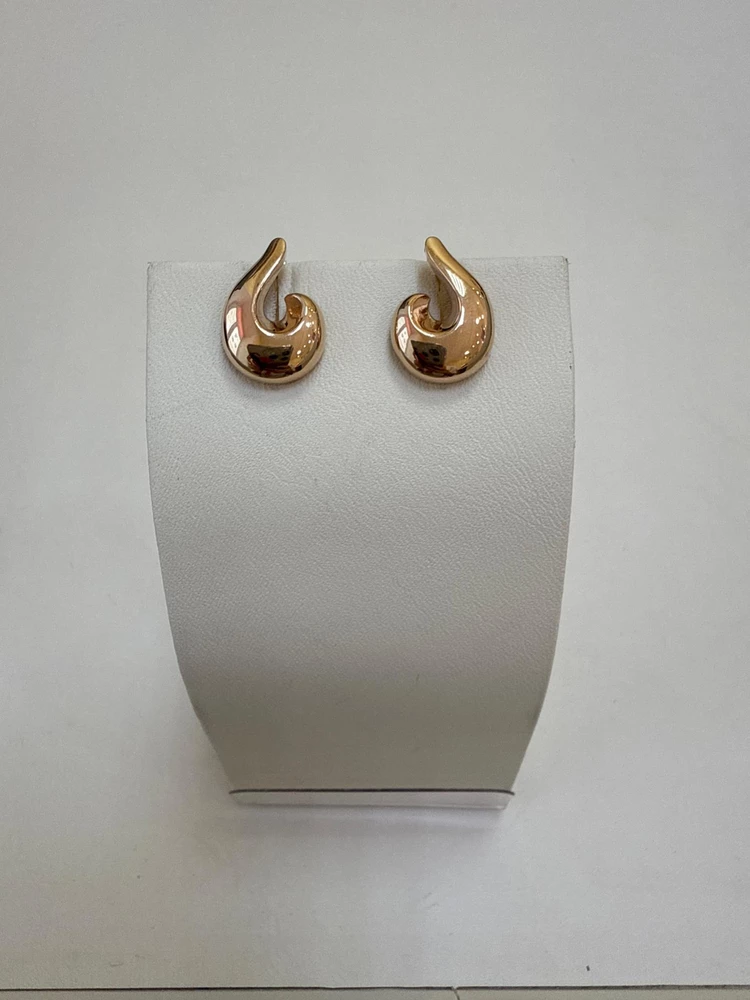 Серьги из красного золота 585 пробы