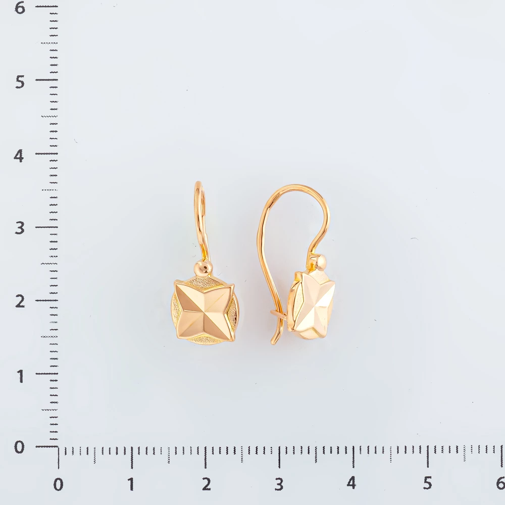 Серьги из красного золота 583 пробы