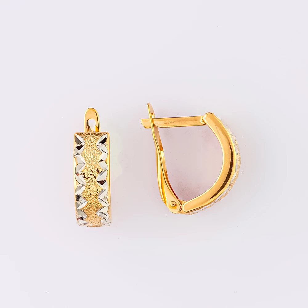 Серьги из красного золота 585 пробы