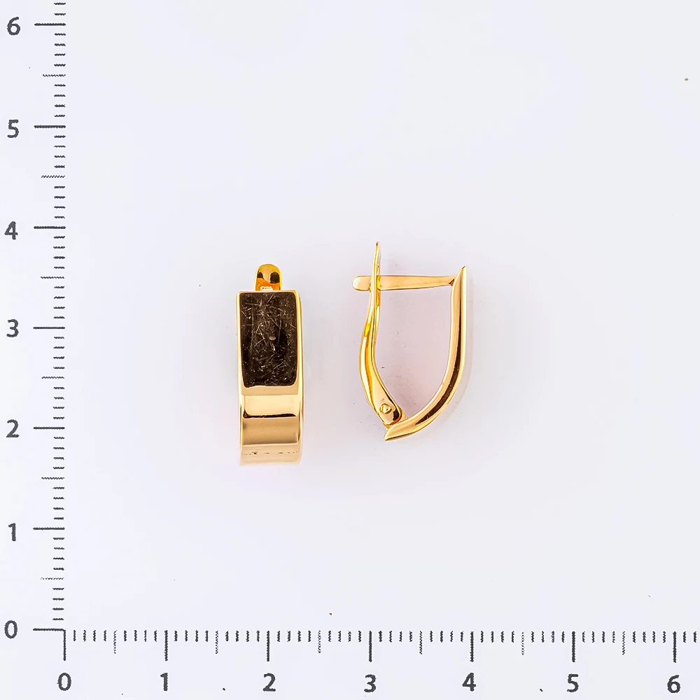 Серьги из красного золота 585 пробы