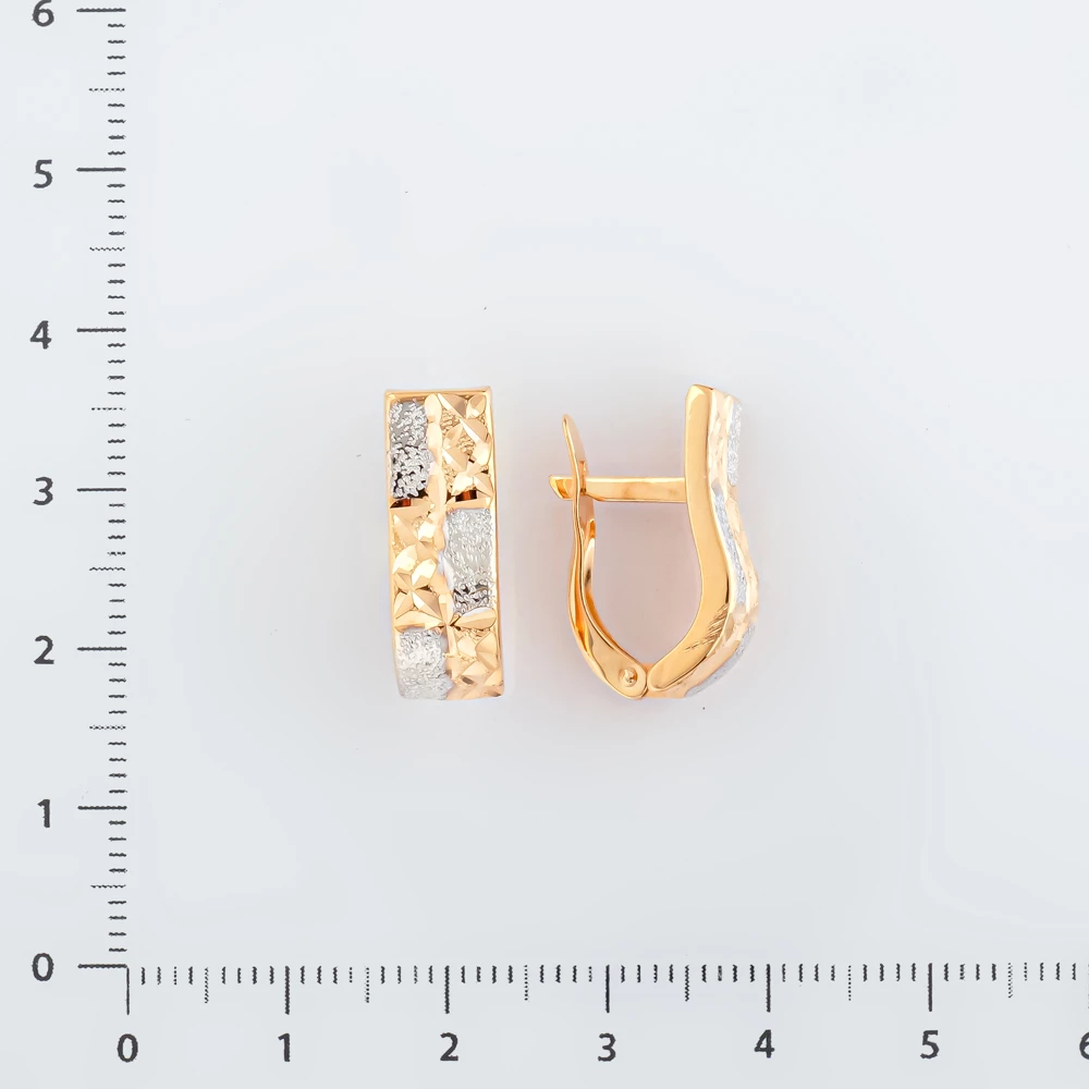 Серьги из красного золота 585 пробы