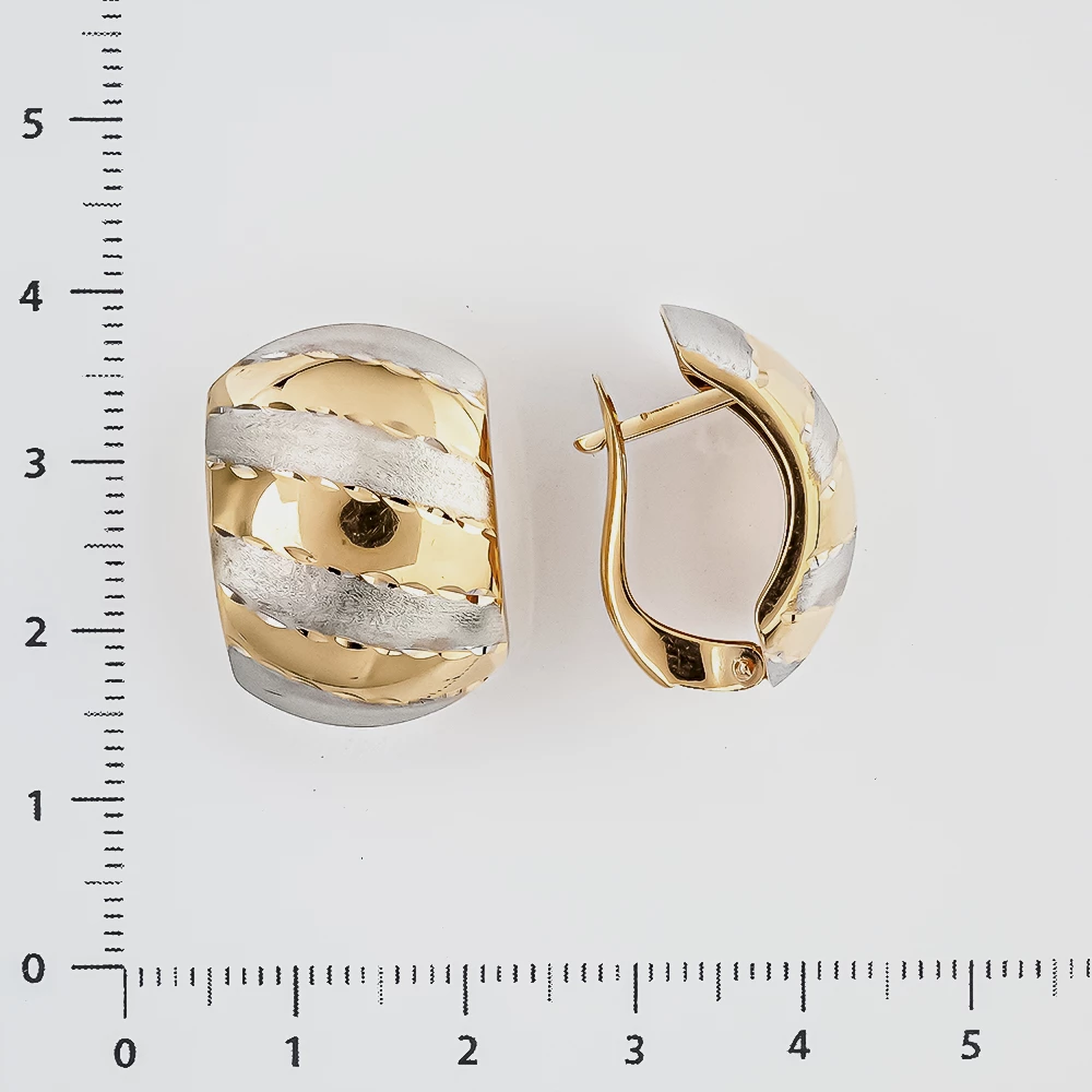Серьги из красного золота 585 пробы