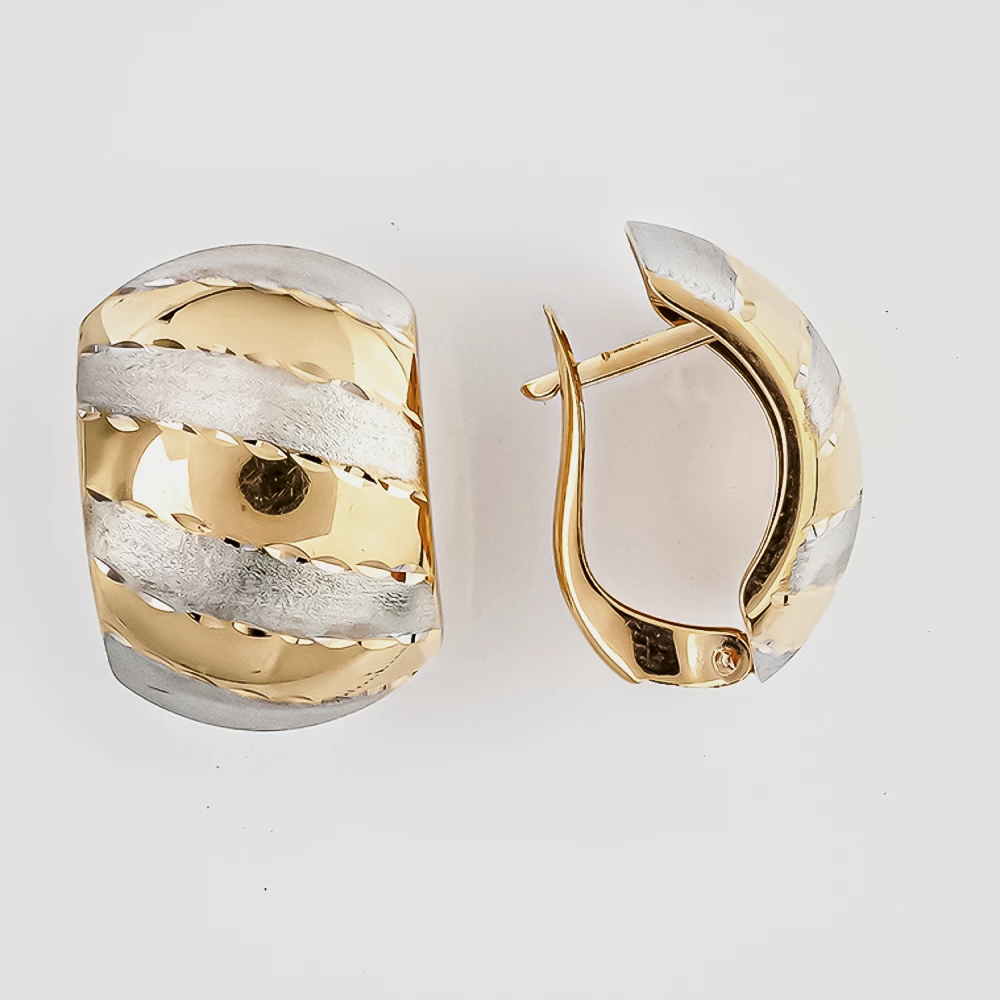 Серьги из красного золота 585 пробы