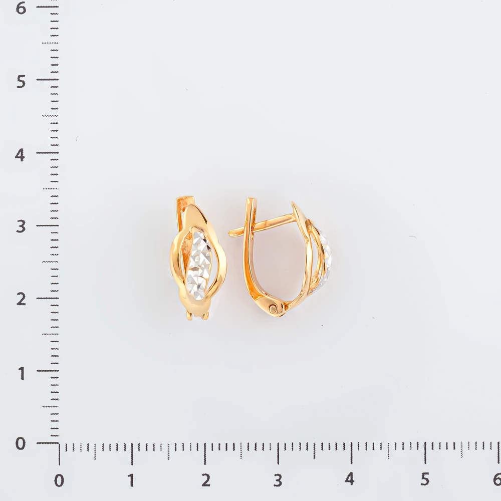Серьги из красного золота 585 пробы