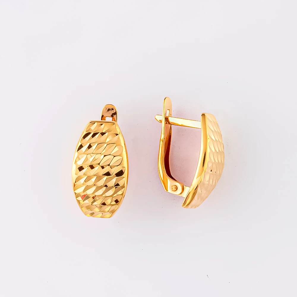 Серьги из красного золота 585 пробы