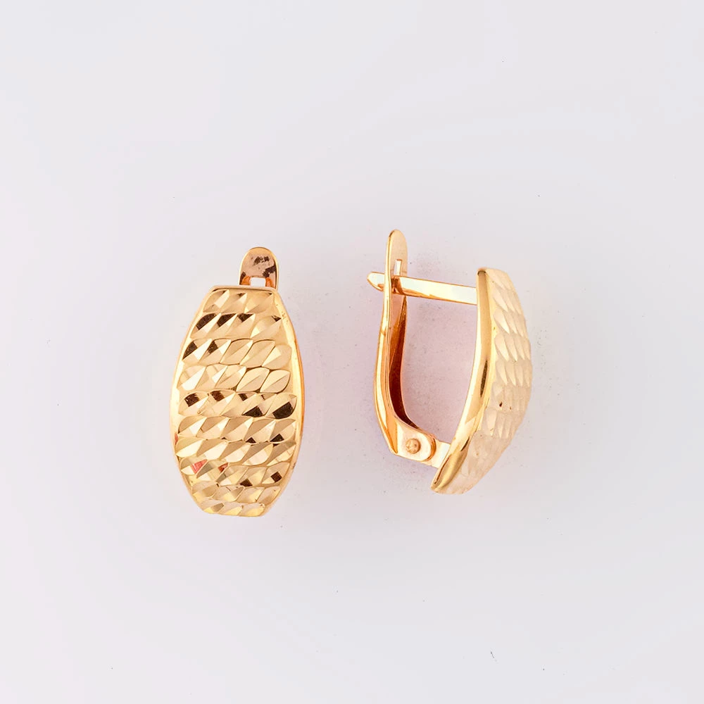 Серьги из красного золота 585 пробы