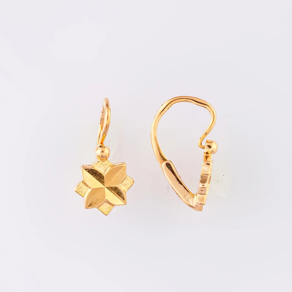 Серьги из красного золота 583 пробы