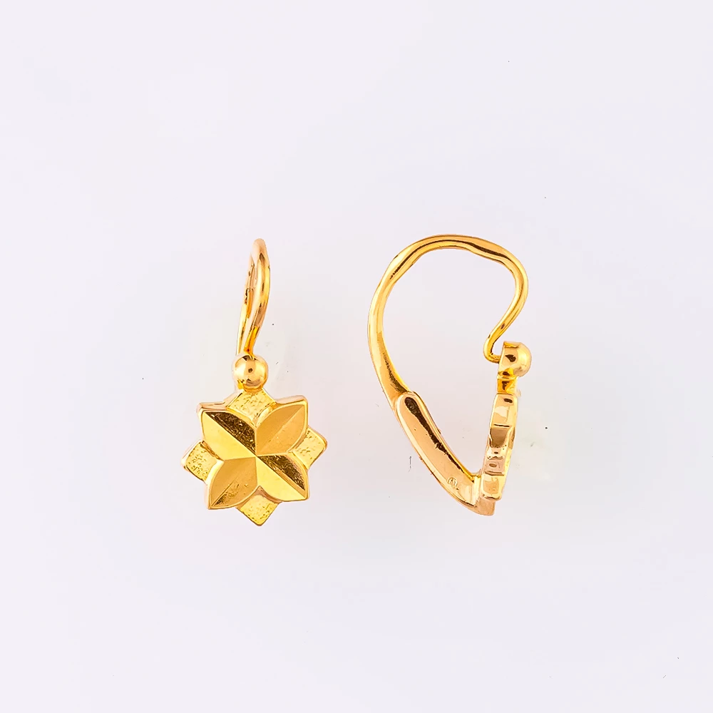 Серьги из красного золота 583 пробы