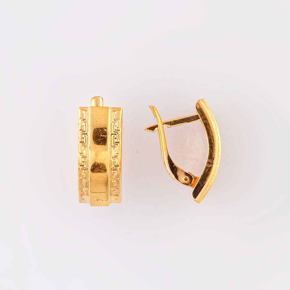 Серьги из желтого золота 585 пробы