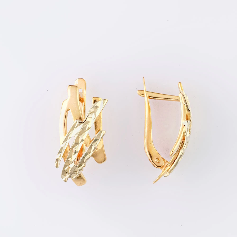 Серьги из красного золота 585 пробы
