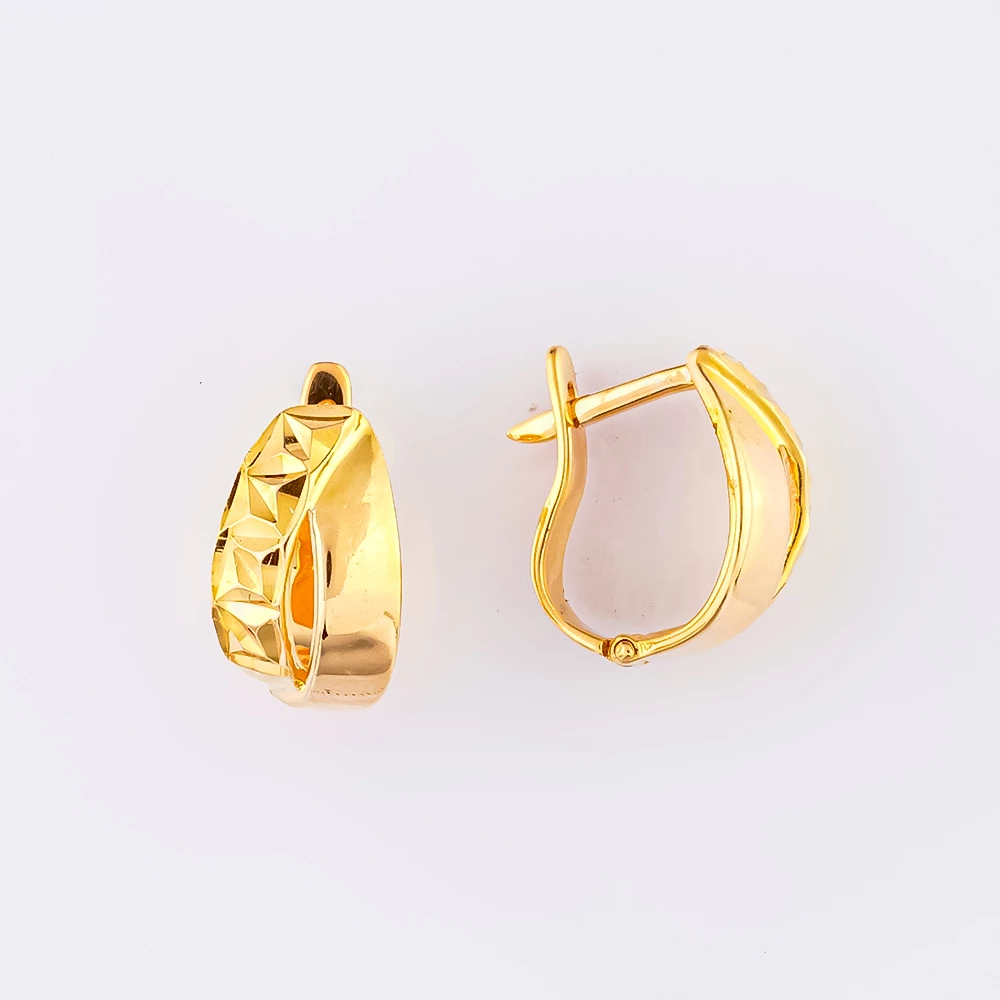 Серьги из красного золота 585 пробы