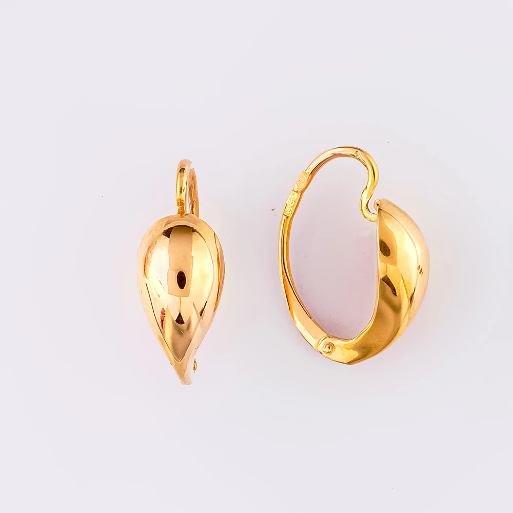 Серьги из красного золота 585 пробы