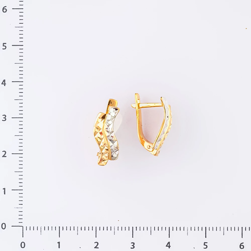 Серьги из красного золота 585 пробы
