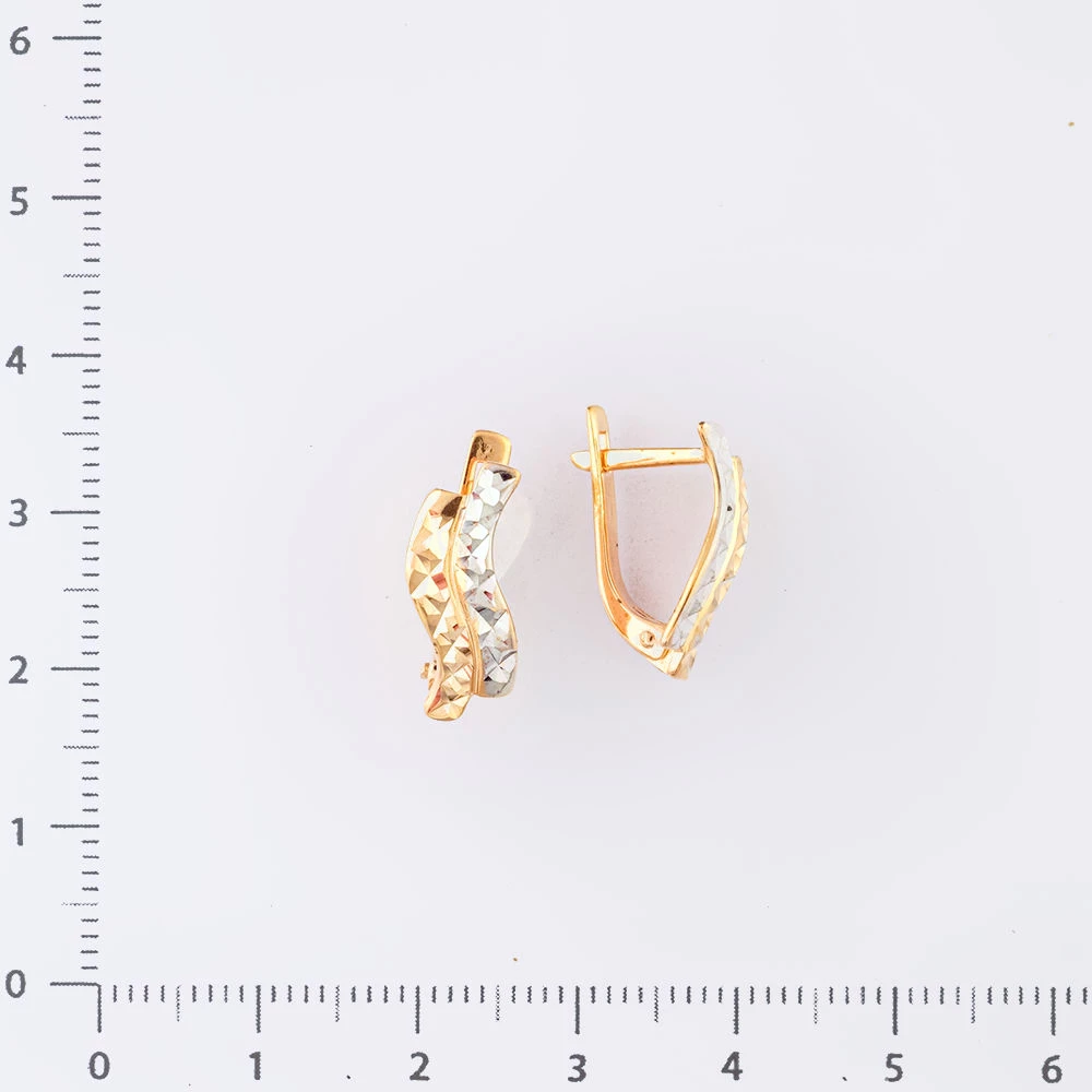 Серьги из красного золота 585 пробы
