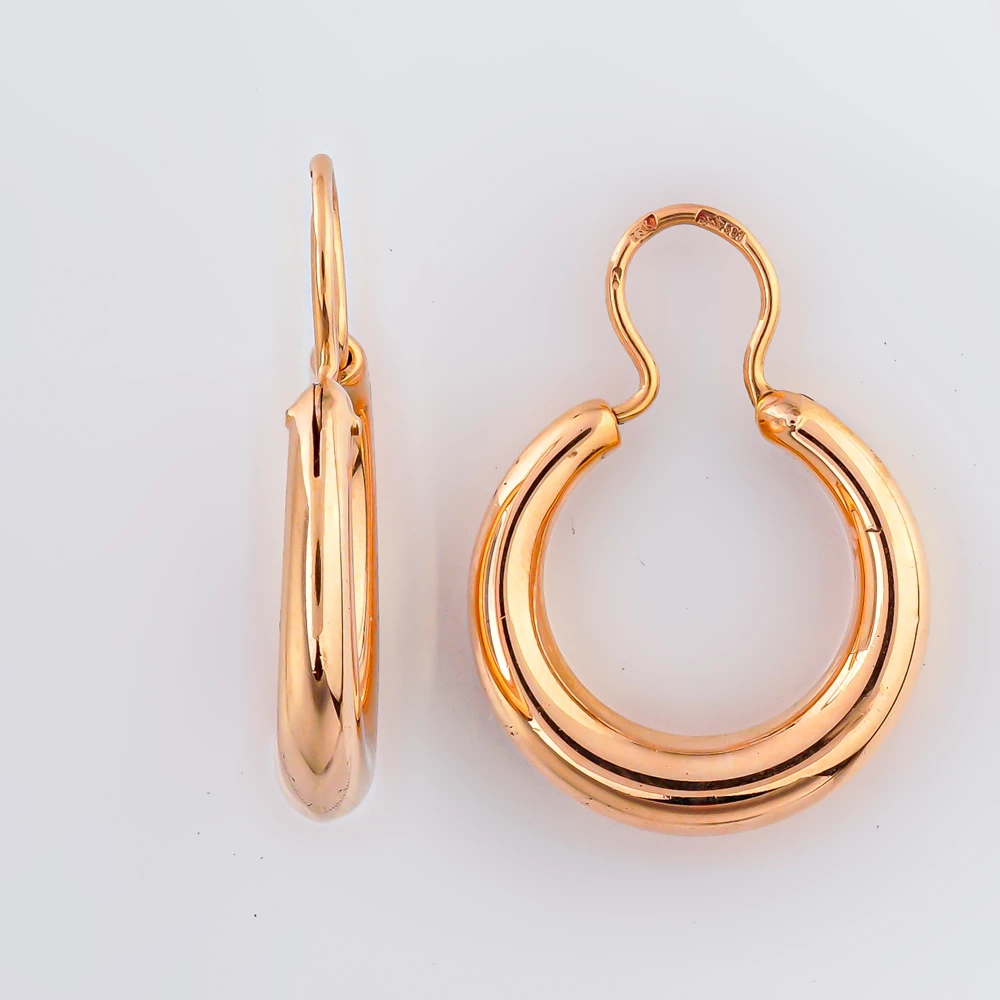 Серьги из красного золота 583 пробы