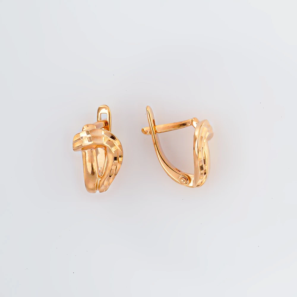 Серьги из красного золота 585 пробы