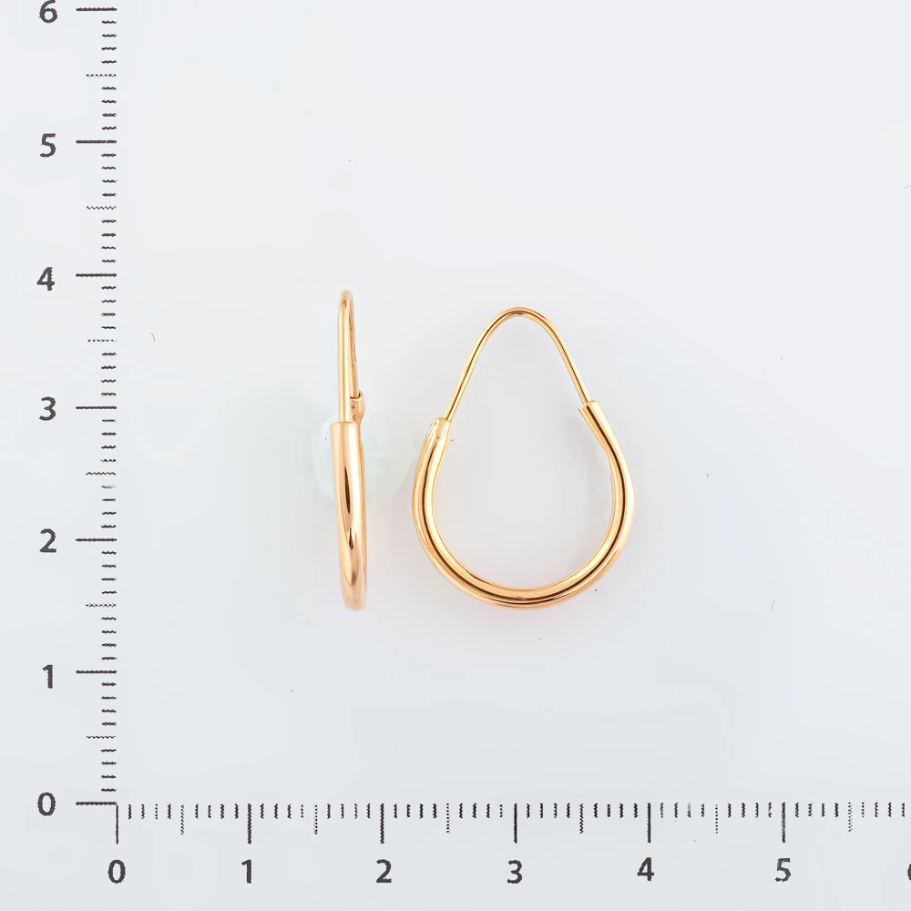 Серьги из красного золота 583 пробы