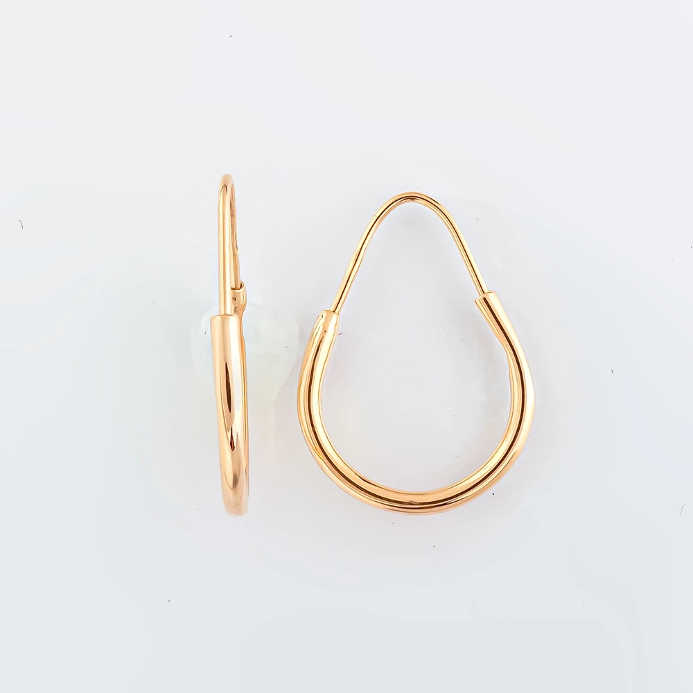 Серьги из красного золота 583 пробы