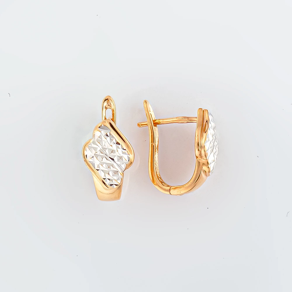 Серьги из красного золота 585 пробы