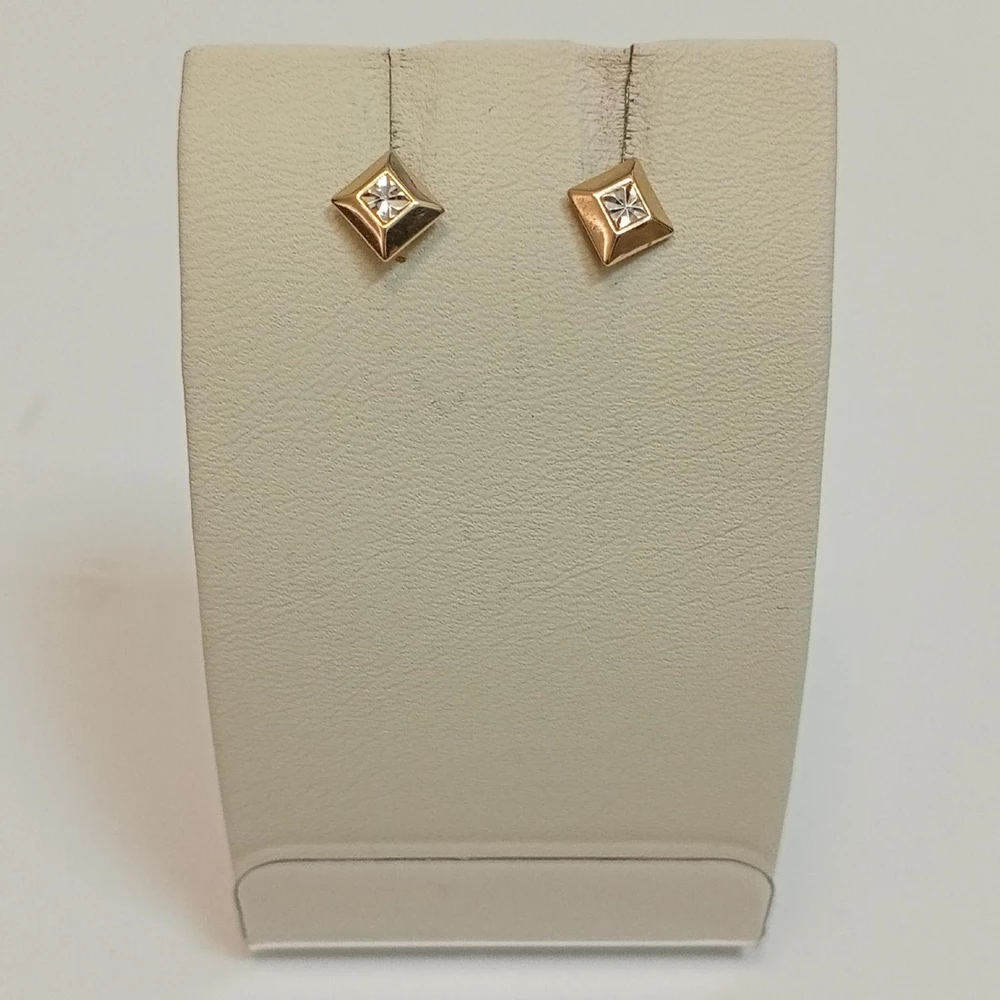 Серьги из красного золота 585 пробы