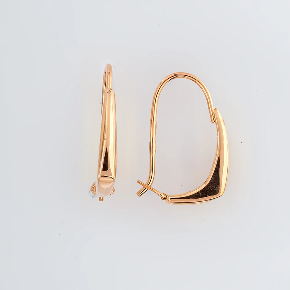 Серьги из красного золота 585 пробы