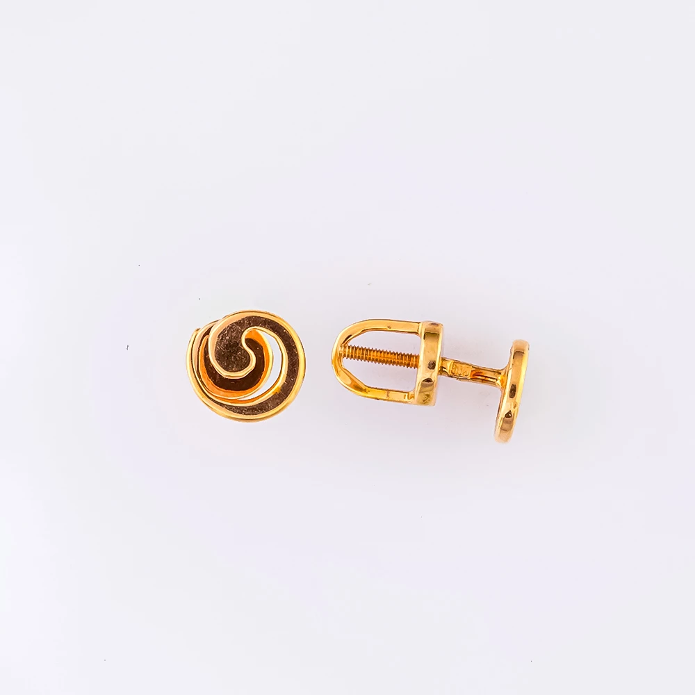 Серьги из красного золота 585 пробы