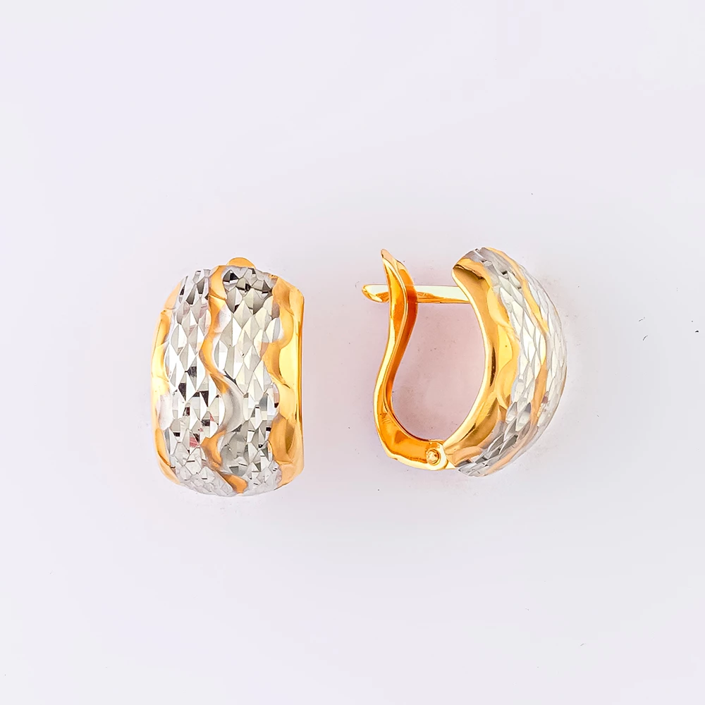 Серьги из красного золота 585 пробы