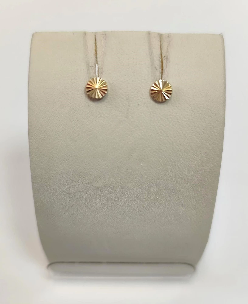 Серьги из красного золота 585 пробы