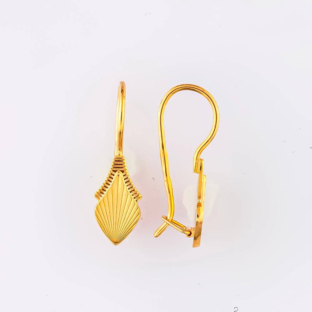 Серьги из красного золота 585 пробы