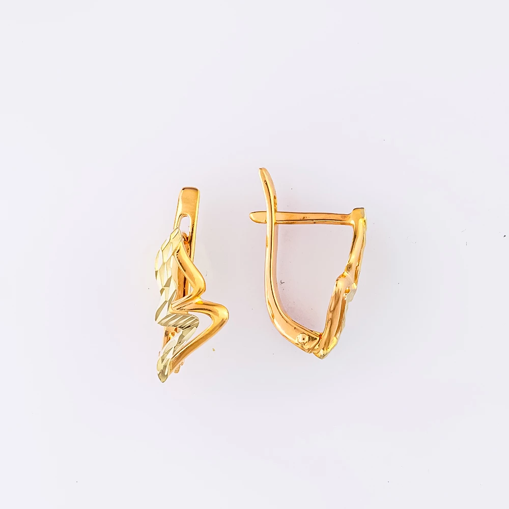 Серьги из красного золота 585 пробы