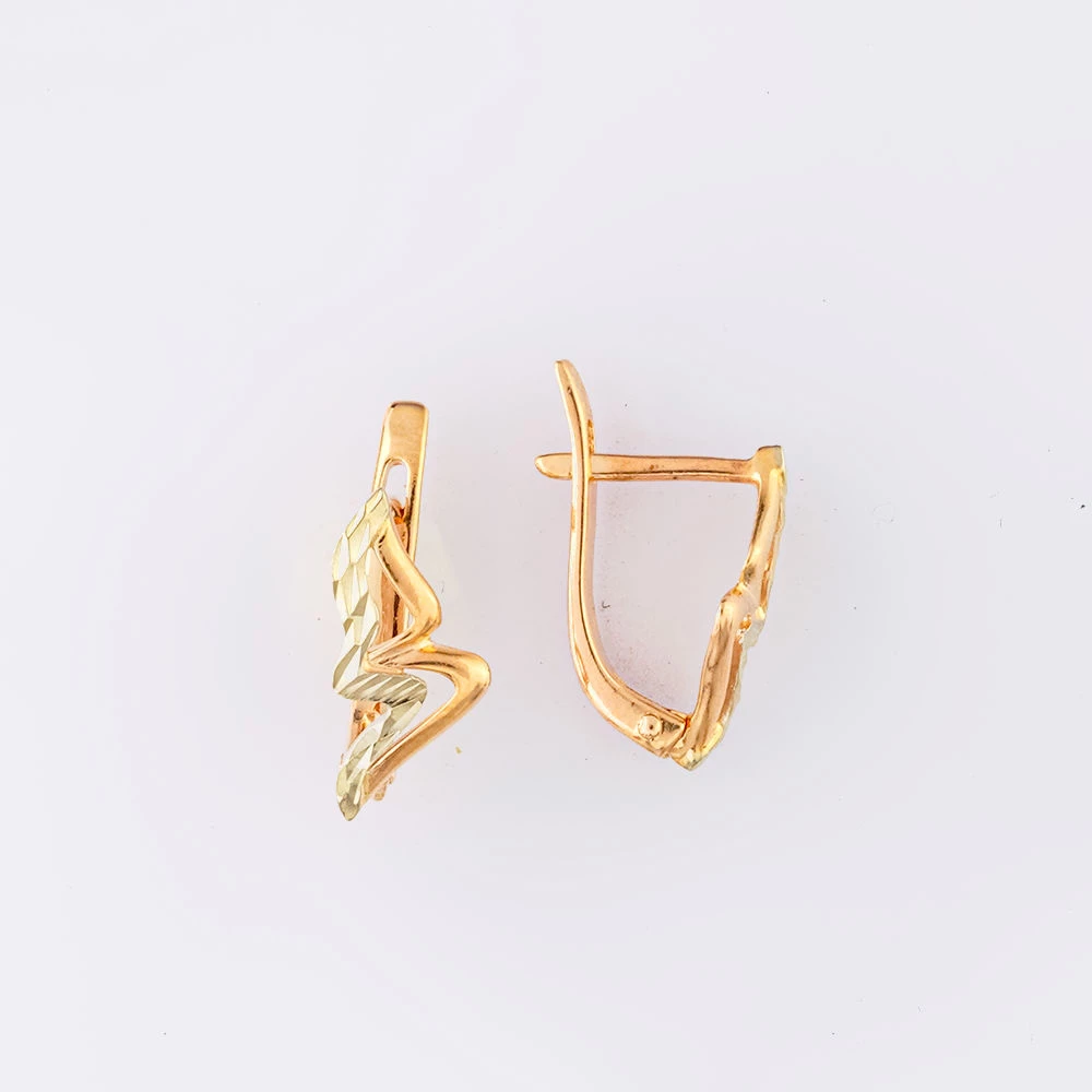 Серьги из красного золота 585 пробы