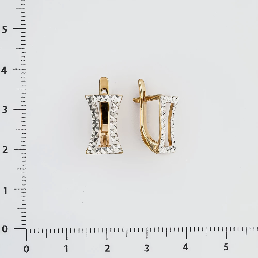 Серьги из красного золота 585 пробы