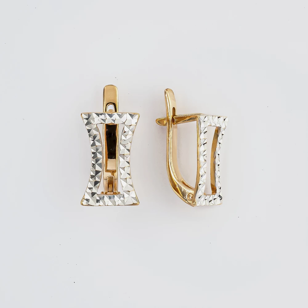 Серьги из красного золота 585 пробы