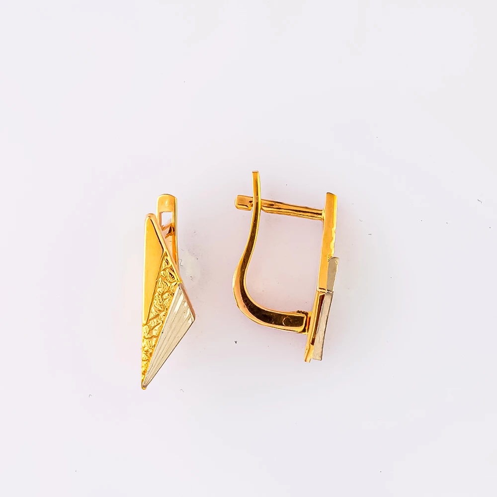 Серьги из красного золота 585 пробы