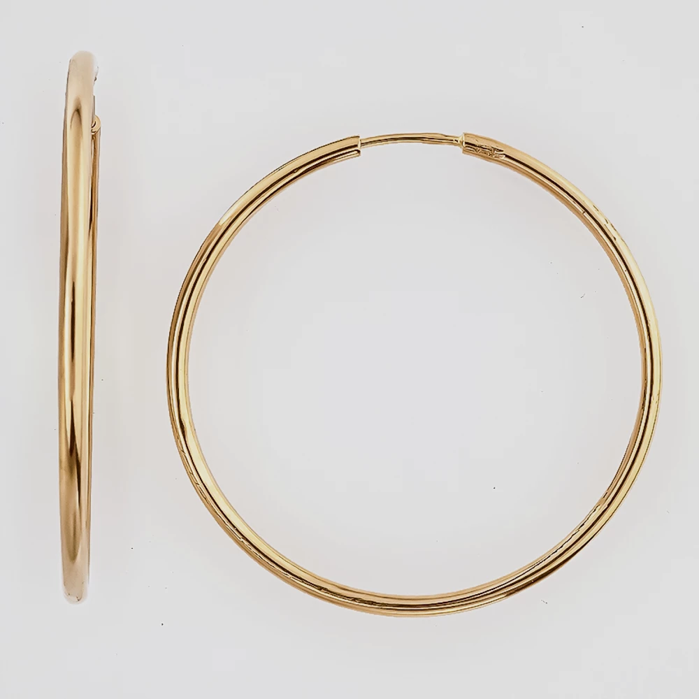 Серьги из красного золота 585 пробы