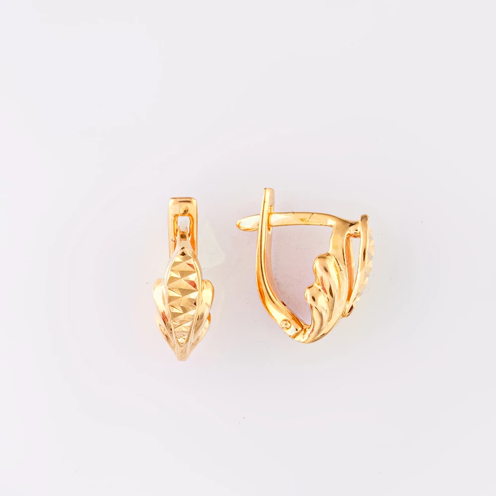 Серьги из красного золота 585 пробы
