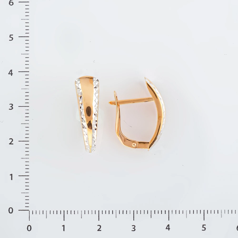 Серьги из красного золота 585 пробы