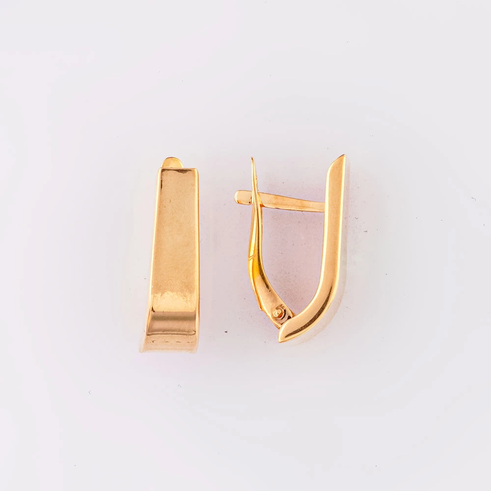 Серьги из красного золота 585 пробы