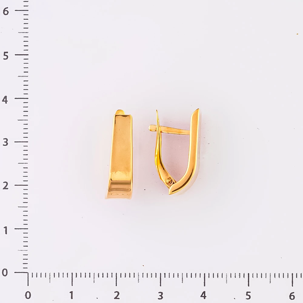 Серьги из красного золота 585 пробы