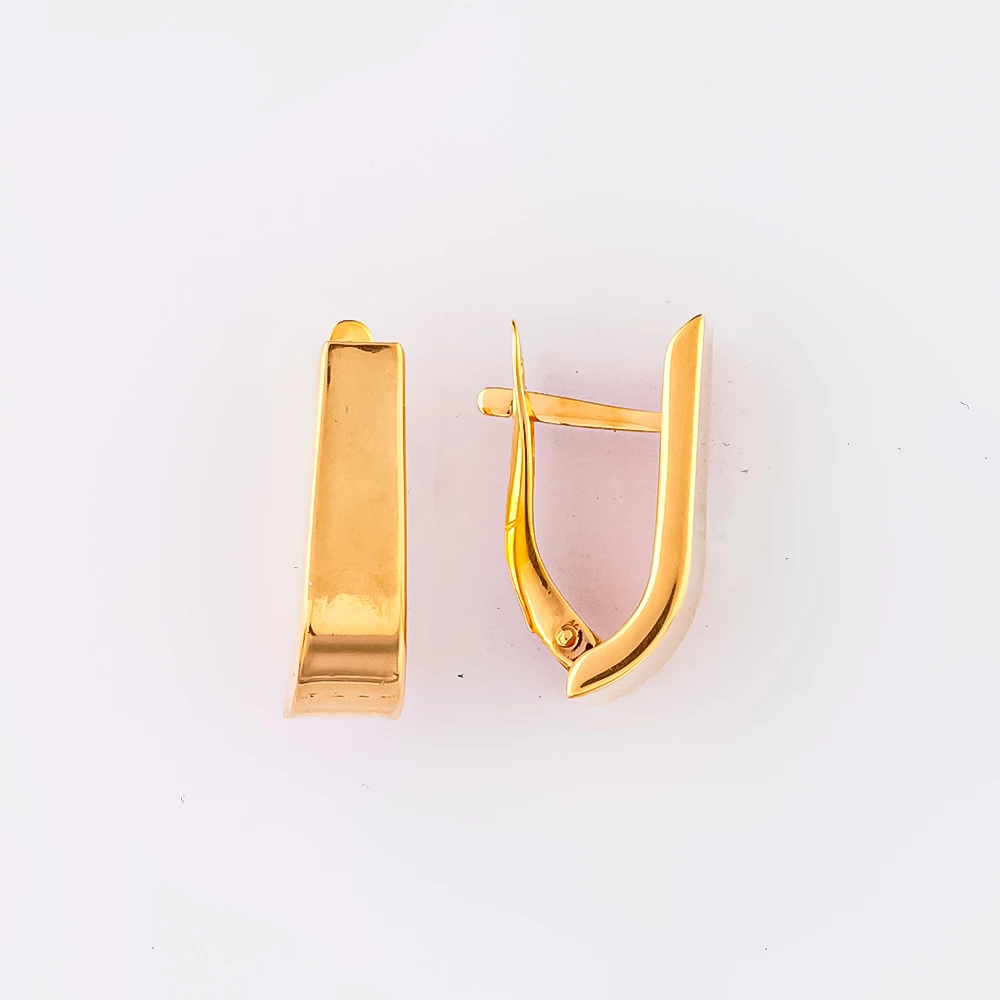 Серьги из красного золота 585 пробы