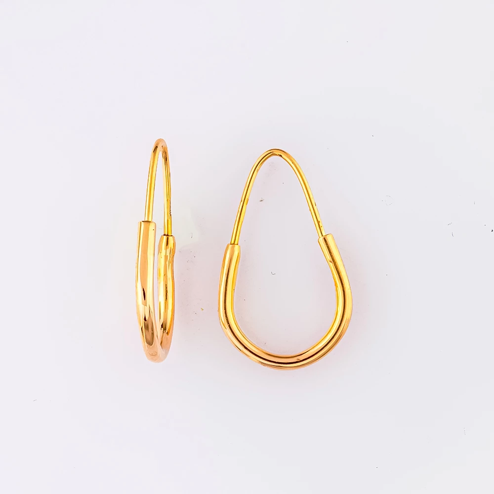 Серьги из красного золота 583 пробы