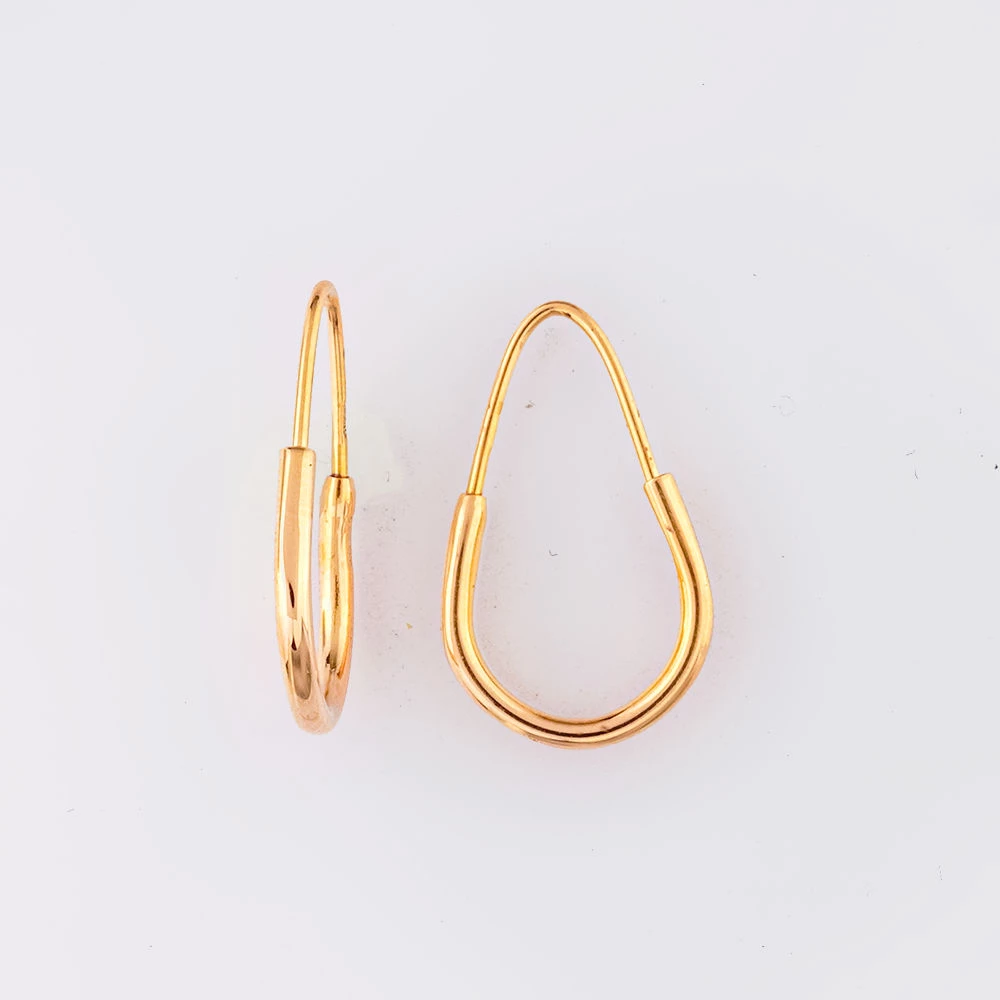 Серьги из красного золота 583 пробы