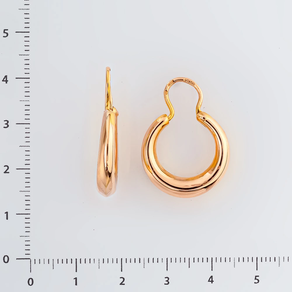 Серьги из красного золота 583 пробы