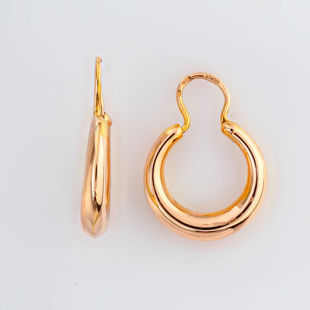 Серьги из красного золота 583 пробы
