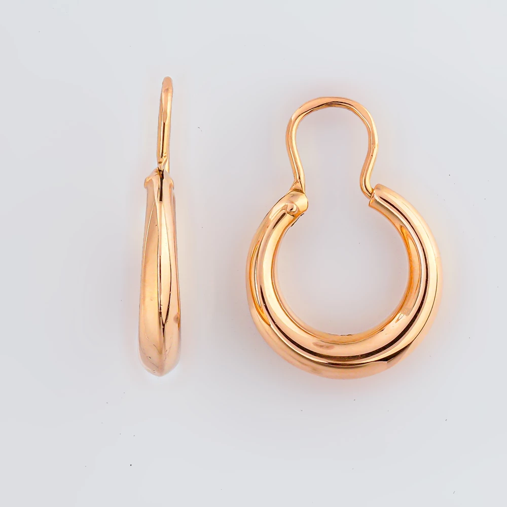 Серьги из красного золота 583 пробы