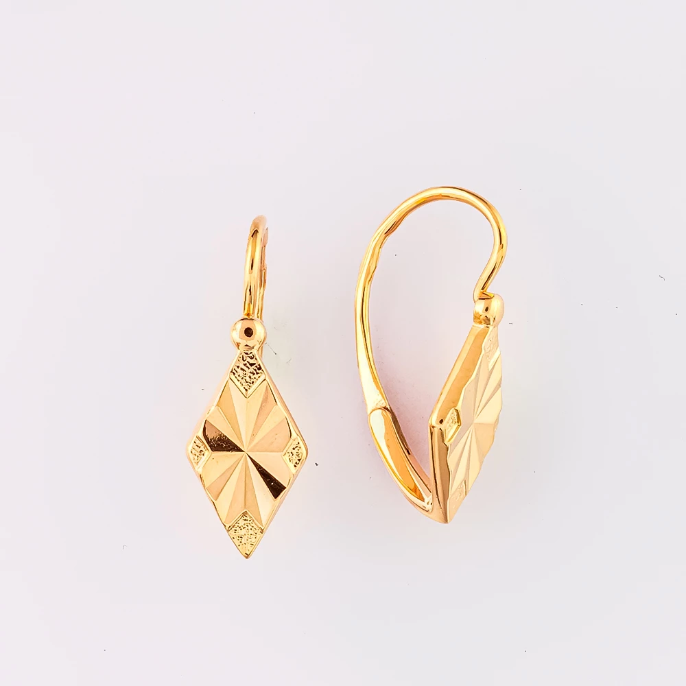 Серьги из красного золота 583 пробы