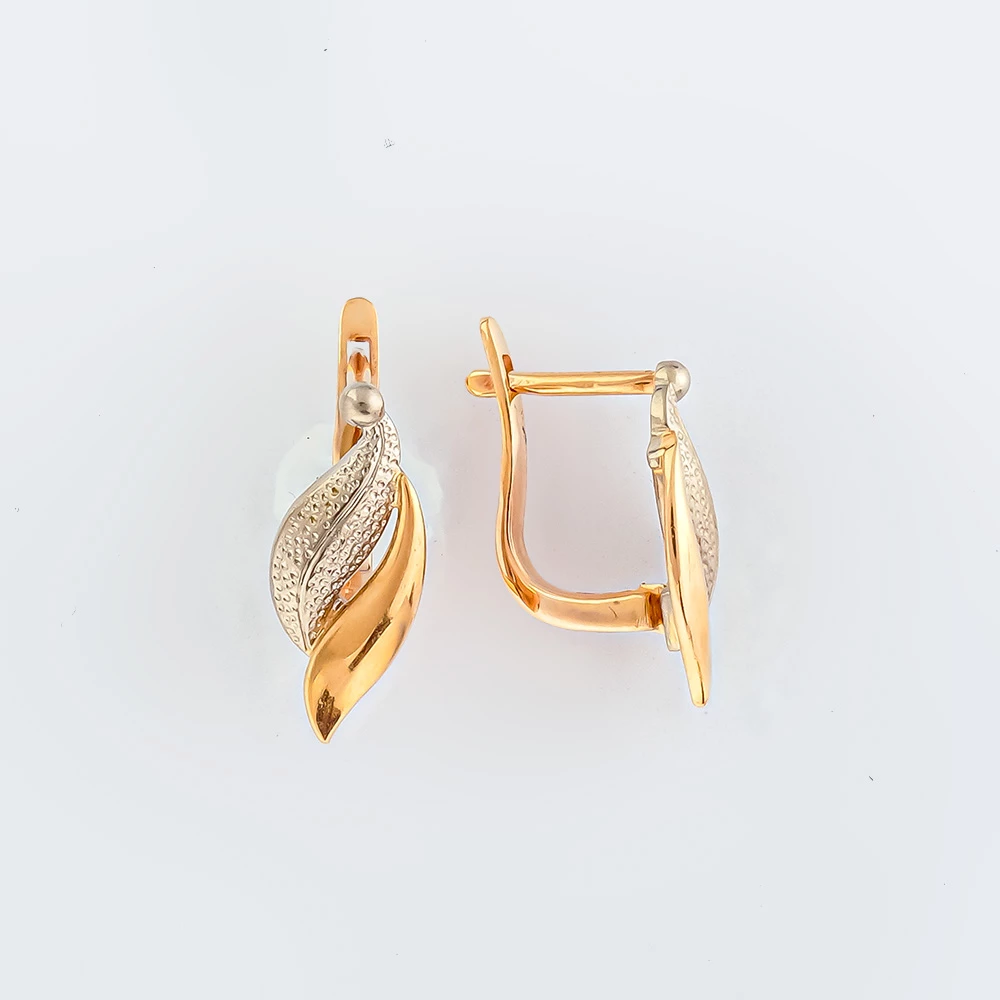 Серьги из красного золота 583 пробы
