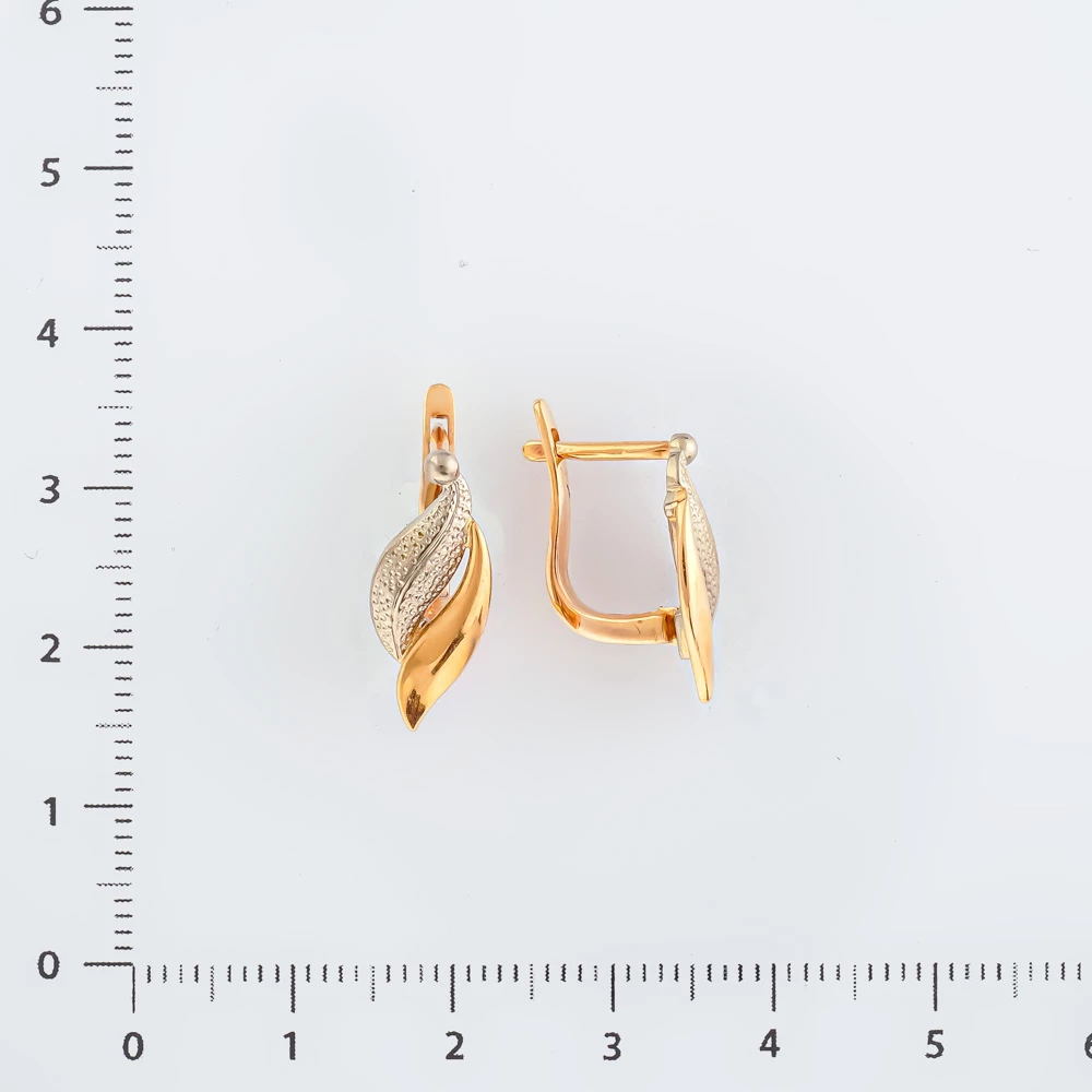 Серьги из красного золота 583 пробы