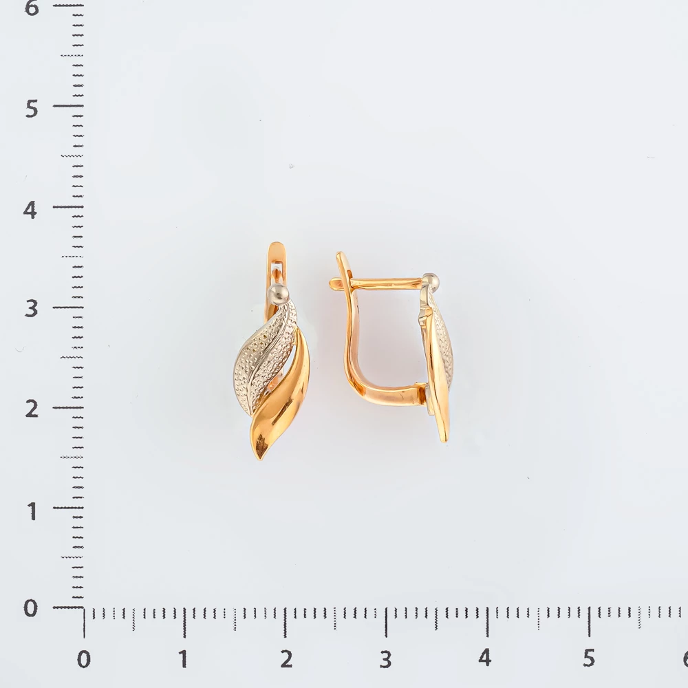 Серьги из красного золота 583 пробы