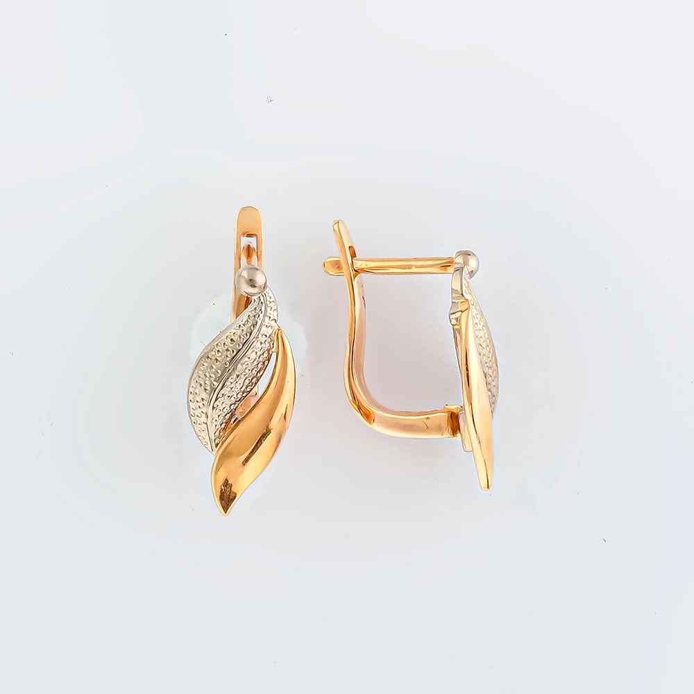 Серьги из красного золота 583 пробы